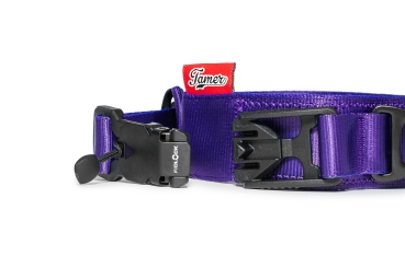 Preview: Halsband Fidlock®-Magnetverschluss mit Griff - lila